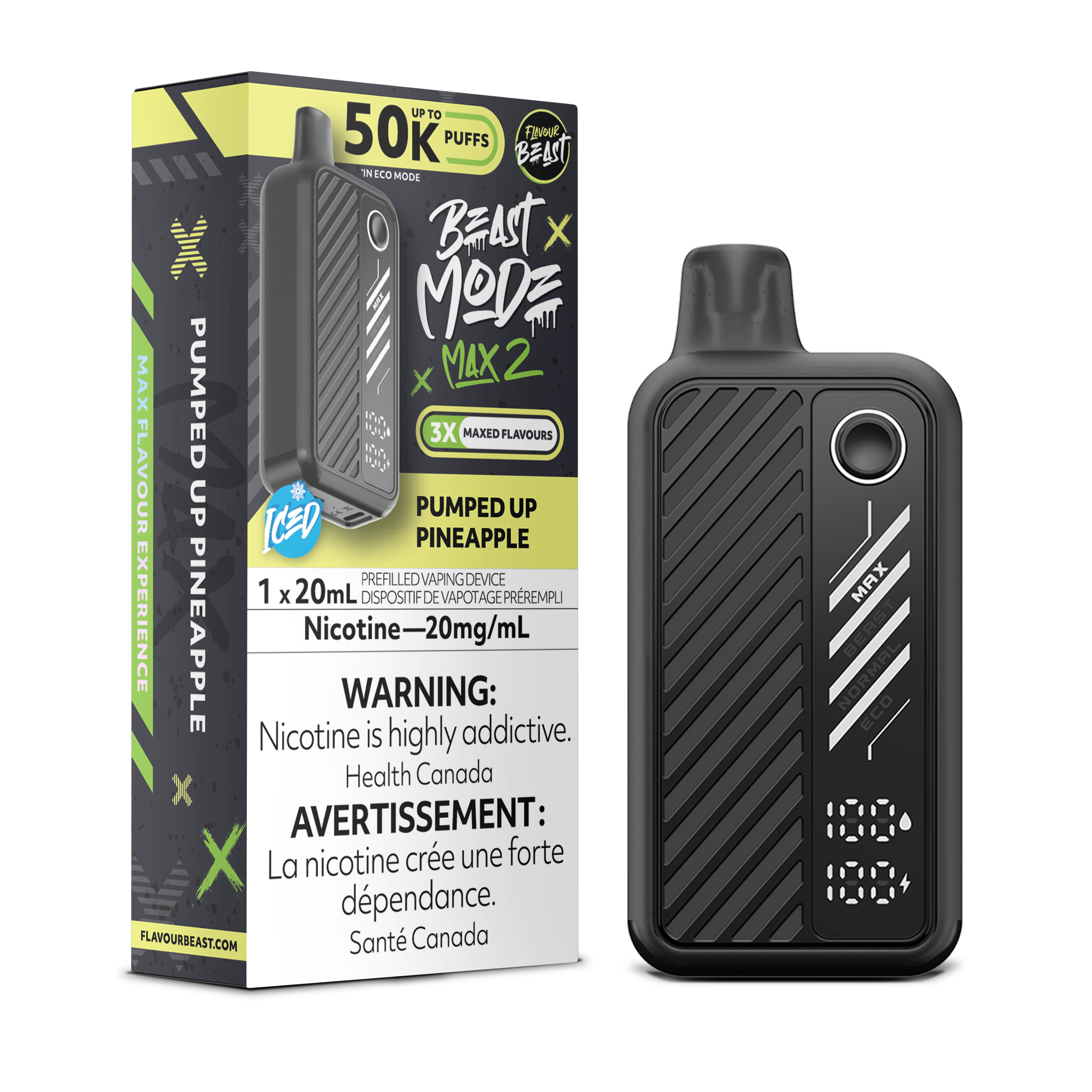 PUMPED UP PINEAPPLE - FLAVOUR BEAST BEAST MODE MAX 2 (20mL)