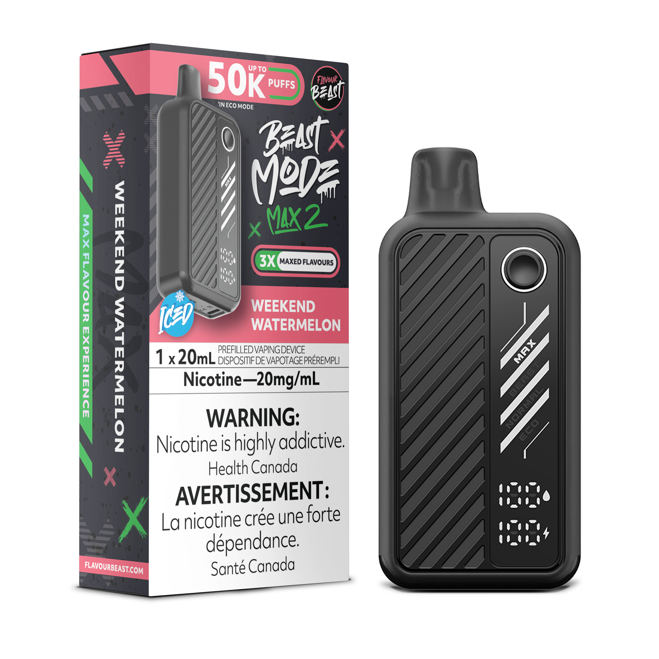 WEEKEND WATERMELON - FLAVOUR BEAST BEAST MODE MAX 2 (20mL)