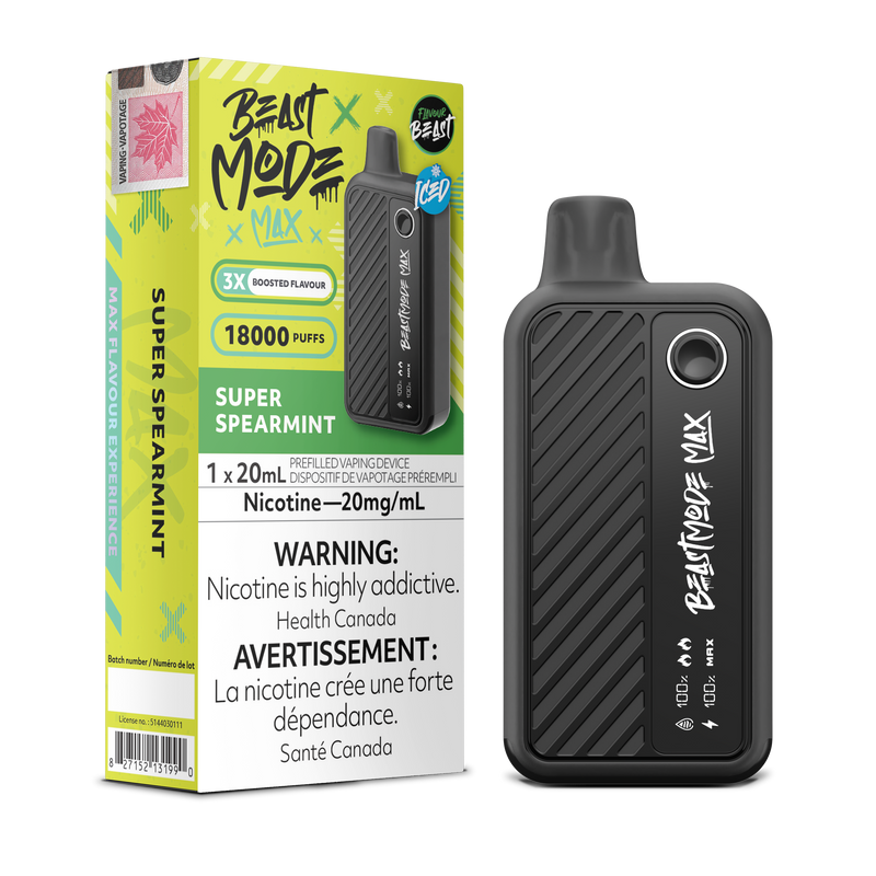 SUPER SPEARMINT - FLAVOUR BEAST BEAST MODE MAX (20mL) (ONTARIO)