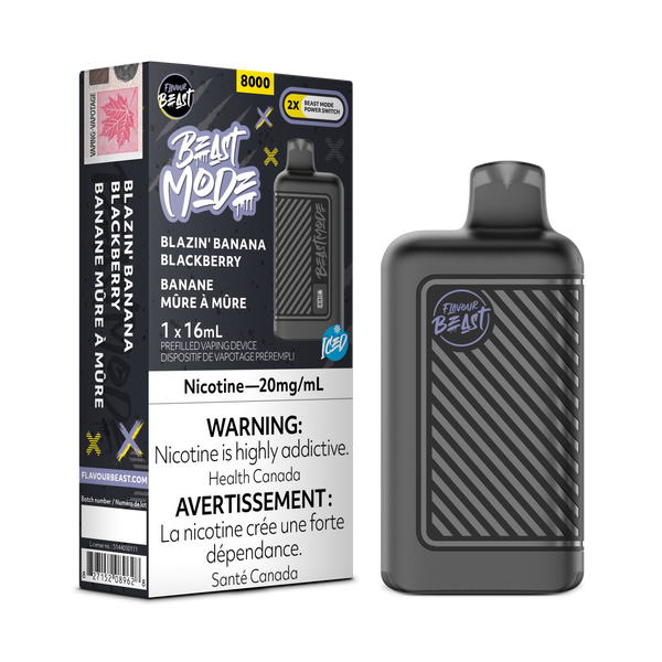 BLAZIN' BANANA BLACKBERRY - FLAVOUR BEAST BEAST MODE 8K (ONTARIO)
