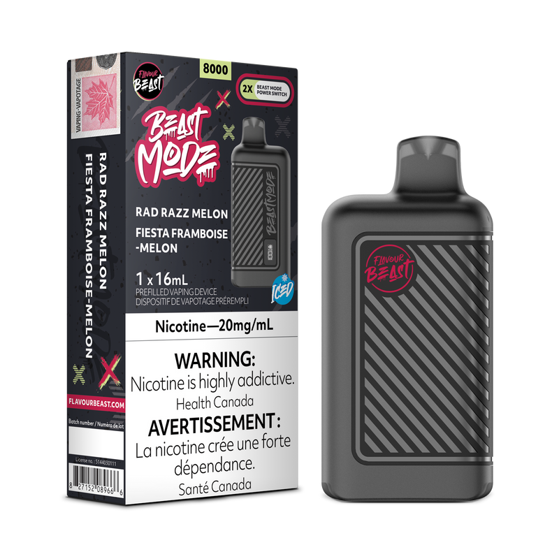 RAD RAZZ MELON - FLAVOUR BEAST BEAST MODE 8K (ONTARIO)