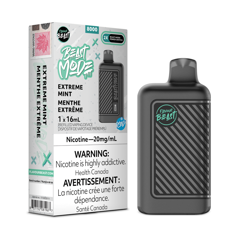 EXTREME MINT ICED - FLAVOUR BEAST BEAST MODE 8K (ONTARIO)
