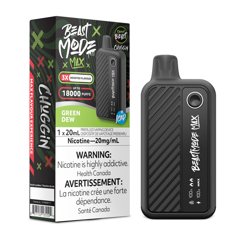 CHUGGIN' GREEN DEW - FLAVOUR BEAST BEAST MODE MAX (20mL) (ONTARIO)