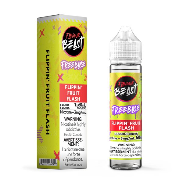 FLIPPIN' FRUIT FLASH - FLAVOUR BEAST FREEBASE E LIQUID (60mL) (ONTARIO)