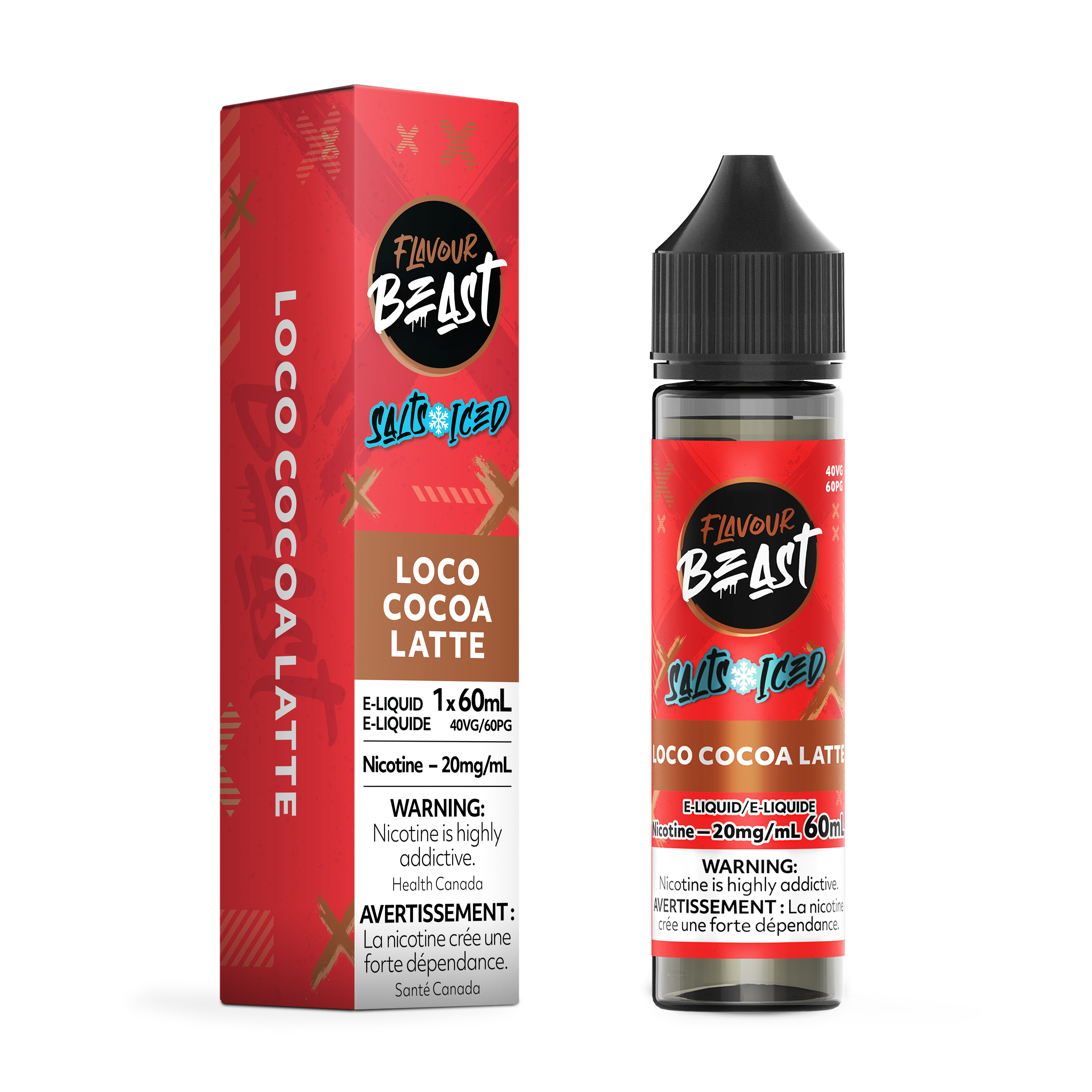 LOCO COCOA LATTE - FLAVOUR BEAST E LIQUID (60mL) (ONTARIO)