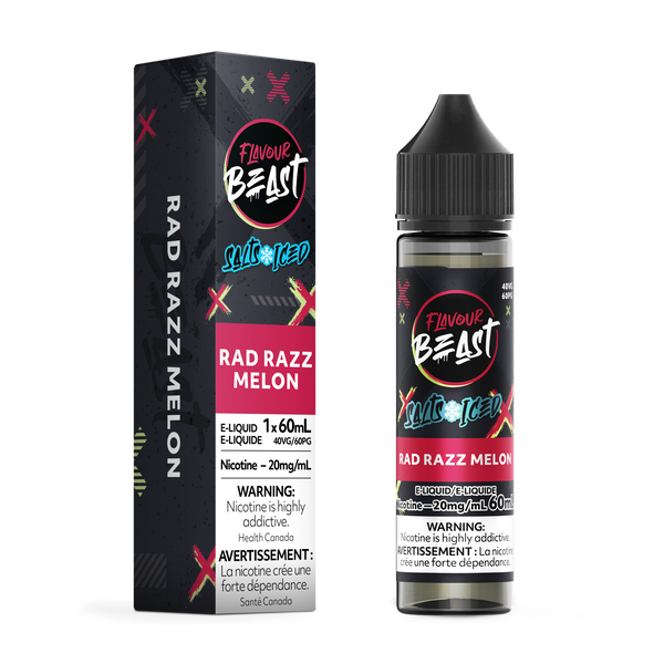 RAD RAZZ MELON (ICED) - FLAVOUR BEAST E LIQUID (60mL) (ONTARIO)