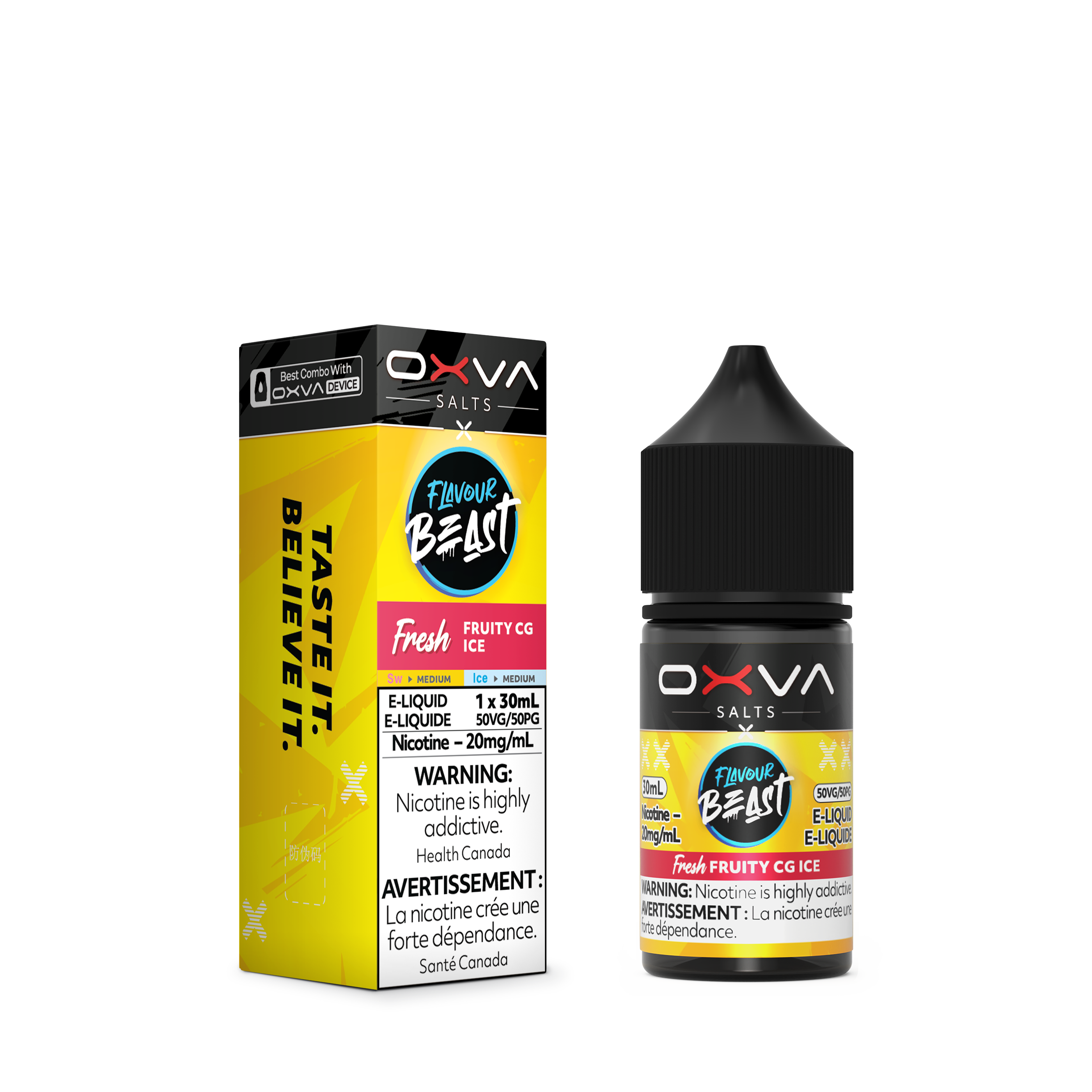 FRUIT CG ICE - FLAVOUR BEAST X OXVA FRESH E LIQUID (30mL)