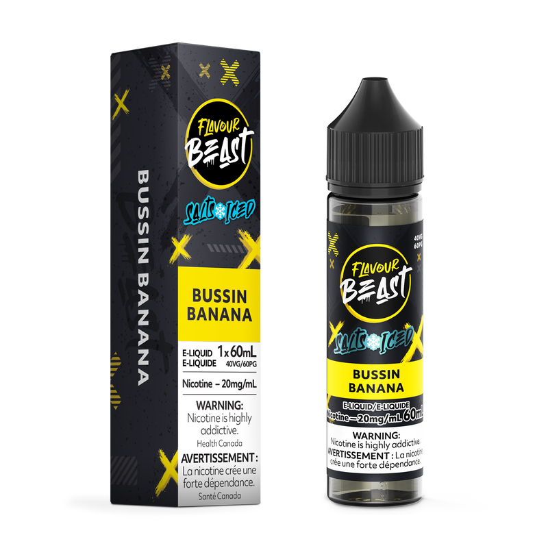 BUSSIN BANANA - FLAVOUR BEAST E LIQUID (60mL) (ONTARIO)