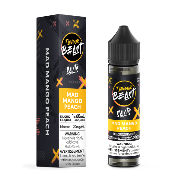 MAD MANGO PEACH - FLAVOUR BEAST E LIQUID (60mL) (ONTARIO)