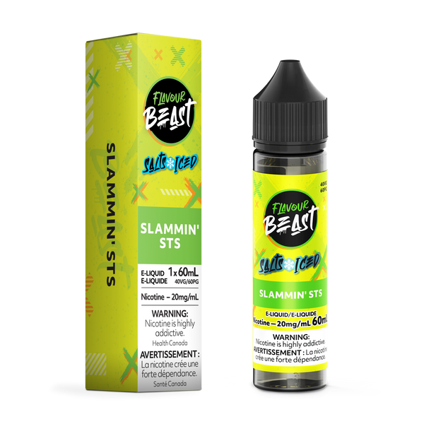 SLAMMIN' STS (ICED) - FLAVOUR BEAST E LIQUID (60mL) (ONTARIO)