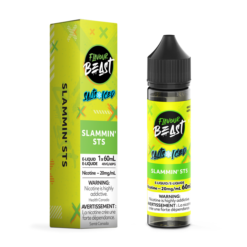SLAMMIN' STS (ICED) - FLAVOUR BEAST E LIQUID (60mL) (ONTARIO)