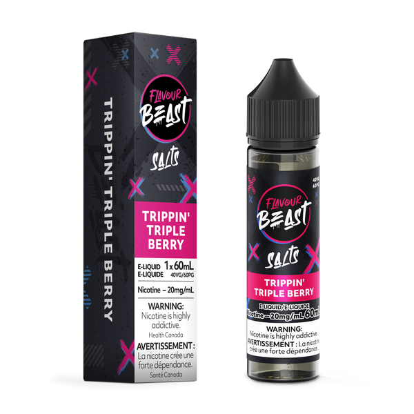 TRIPPIN' TRIPLE BERRY - FLAVOUR BEAST E LIQUID (60mL) (ONTARIO)