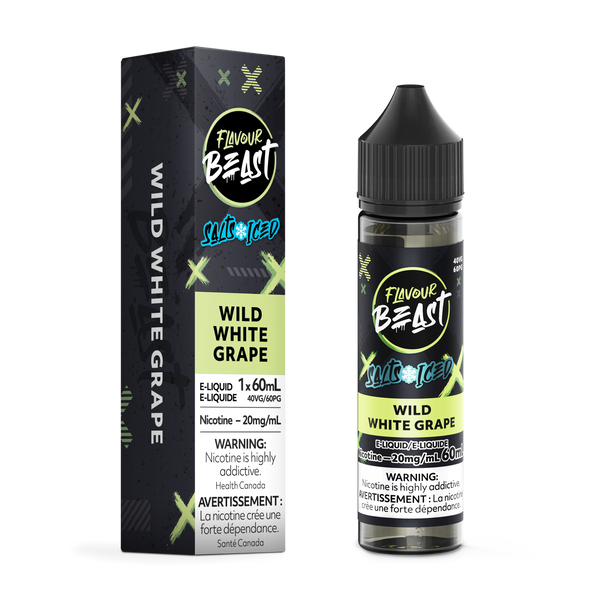 WILD WHITE GRAPE (ICED) - FLAVOUR BEAST E LIQUID (60mL) (ONTARIO)
