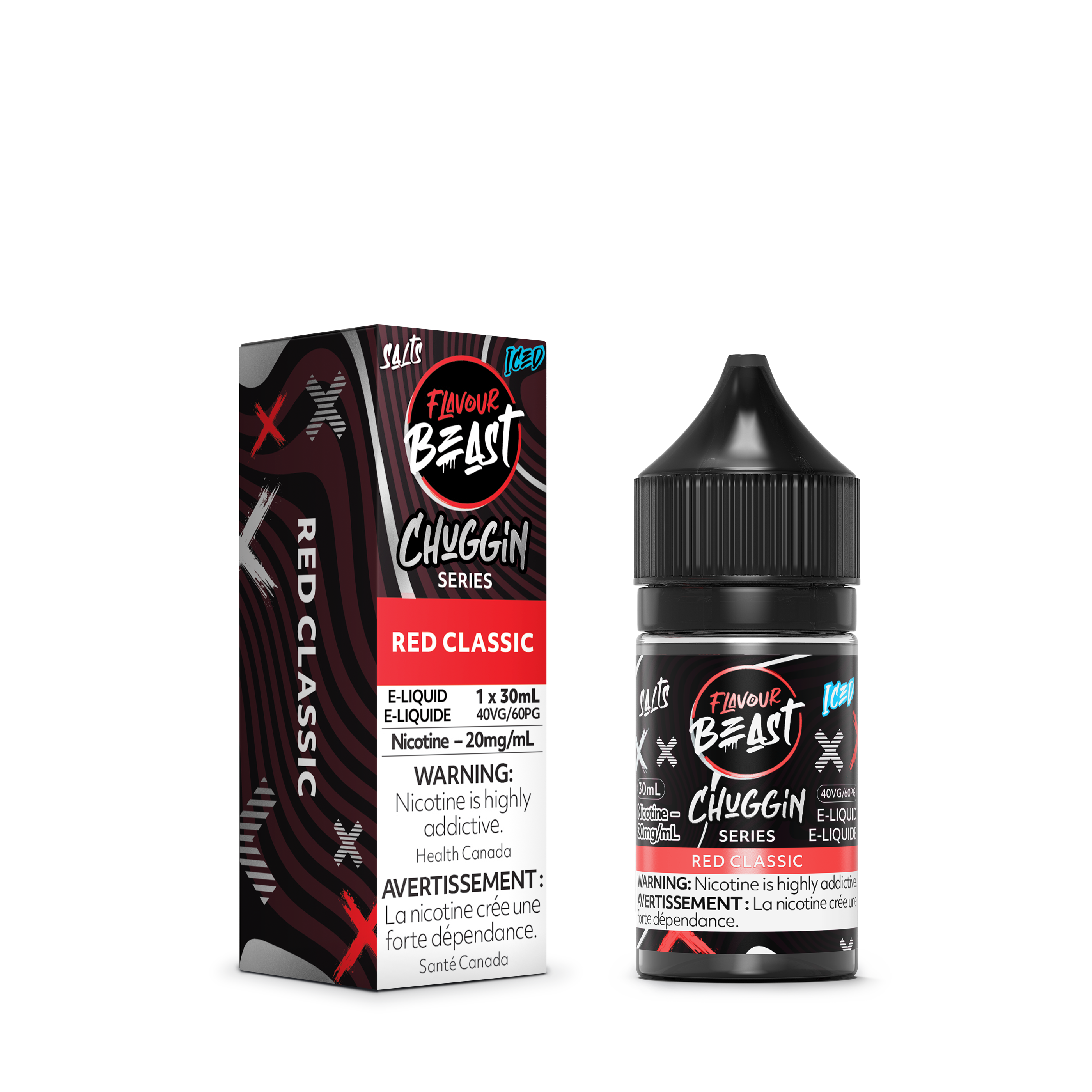 RED CLASSIC (ICED) - FB CHUGGIN E LIQUID (30mL)