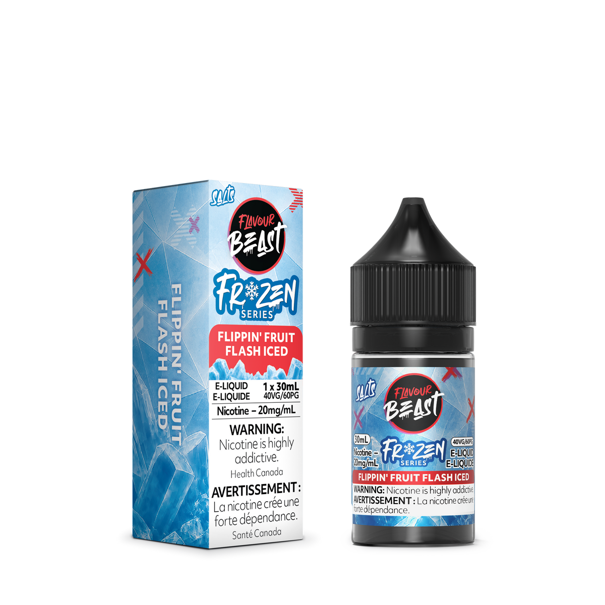 FLIPPIN FRUIT FLASH ICED - FLAVOUR BEAST FROZEN E LIQUID (30mL)
