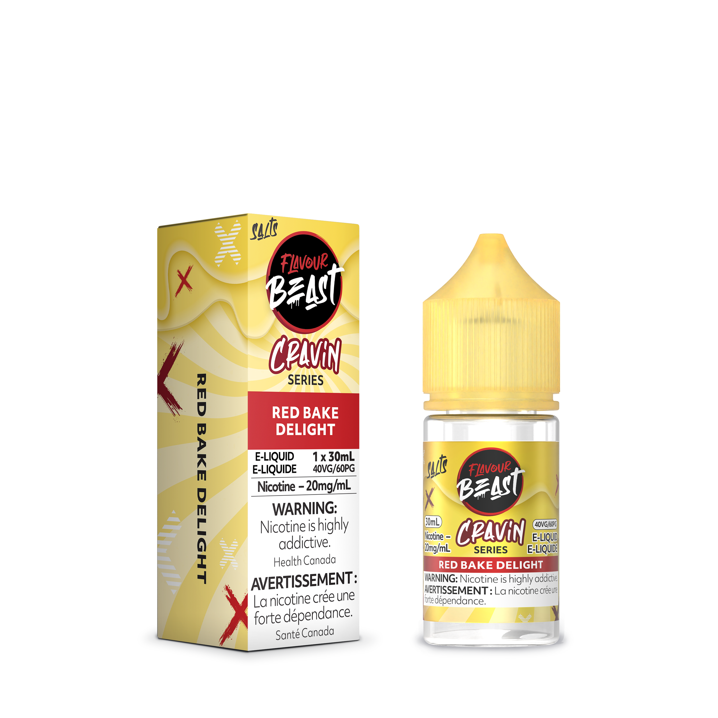 RED BAKE DELIGHT - FLAVOUR BEAST CRAVIN' E-LIQUID  (30mL)