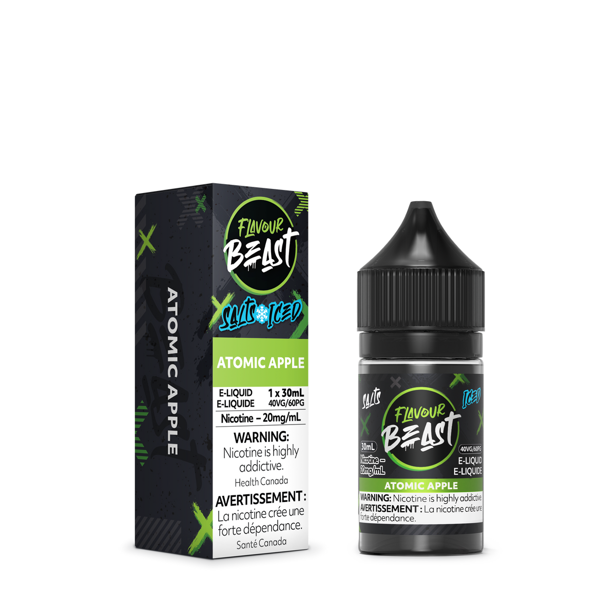 ATOMIC APPLE - FLAVOUR BEAST E LIQUID (30mL)