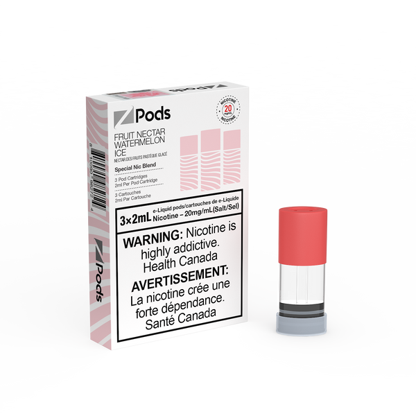 Z-PODS: FRUIT NECTAR (PUNCH) WATERMELON ICE (ONTARIO)