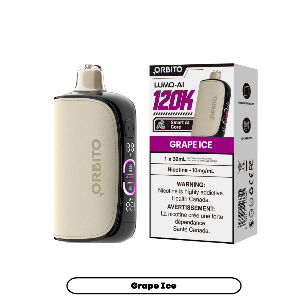 GRAPE ICE - ORBITO LUMO AI 120K LOW NICOTINE (10mg) (30mL)