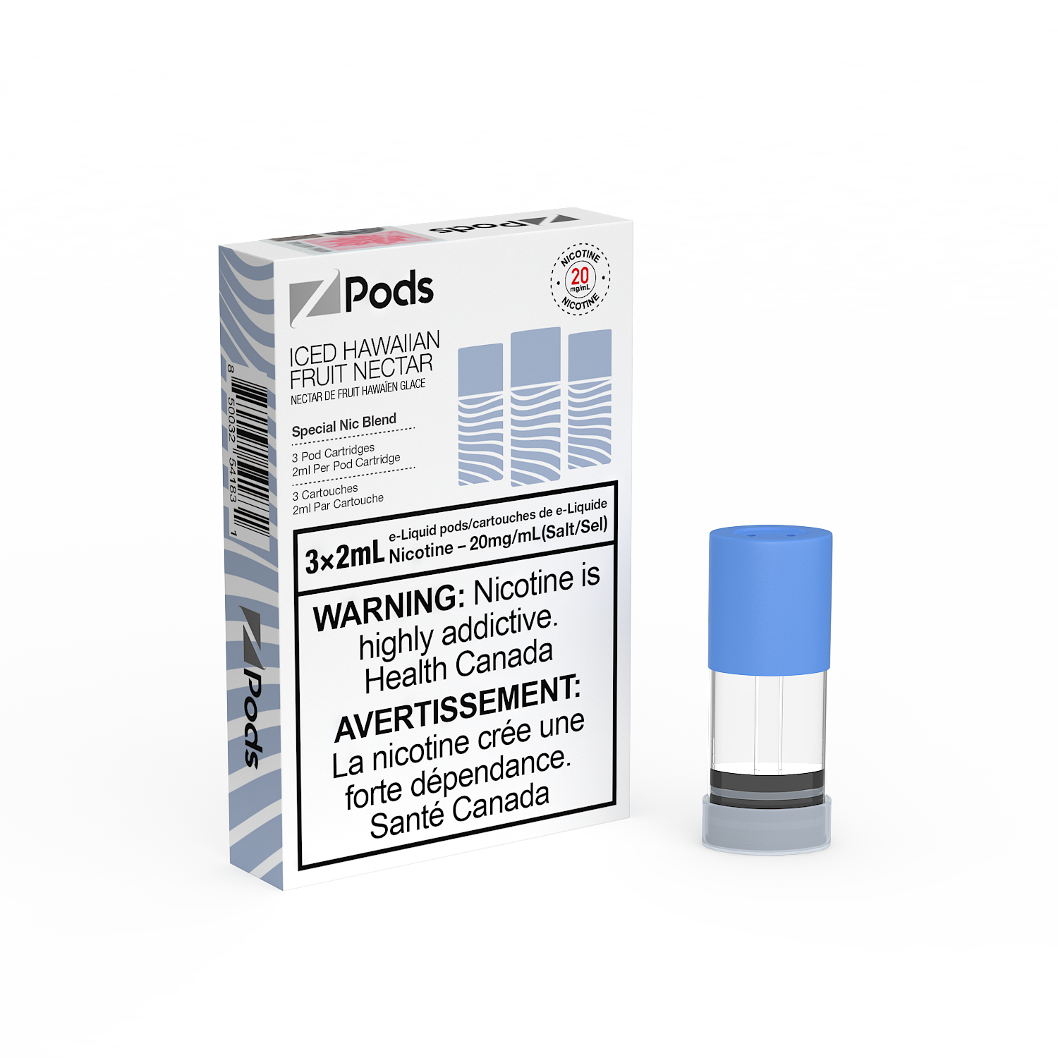 Z-PODS: ICED HAWAIIAN FRUIT NECTAR (ONTARIO)