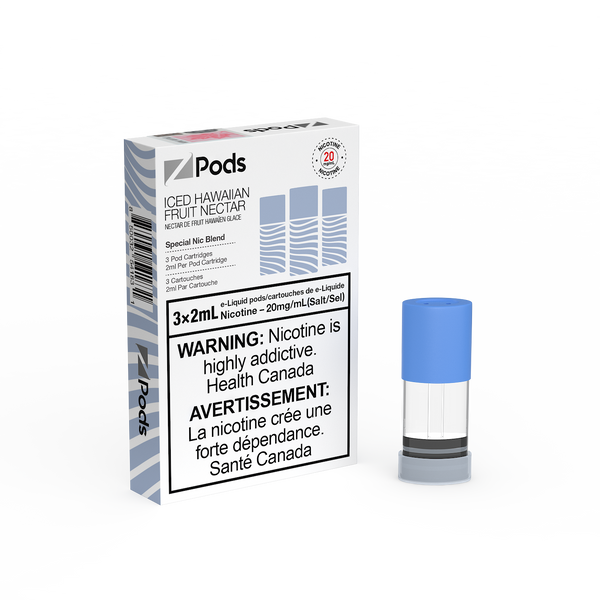 Z-PODS: ICED HAWAIIAN FRUIT NECTAR (ONTARIO)