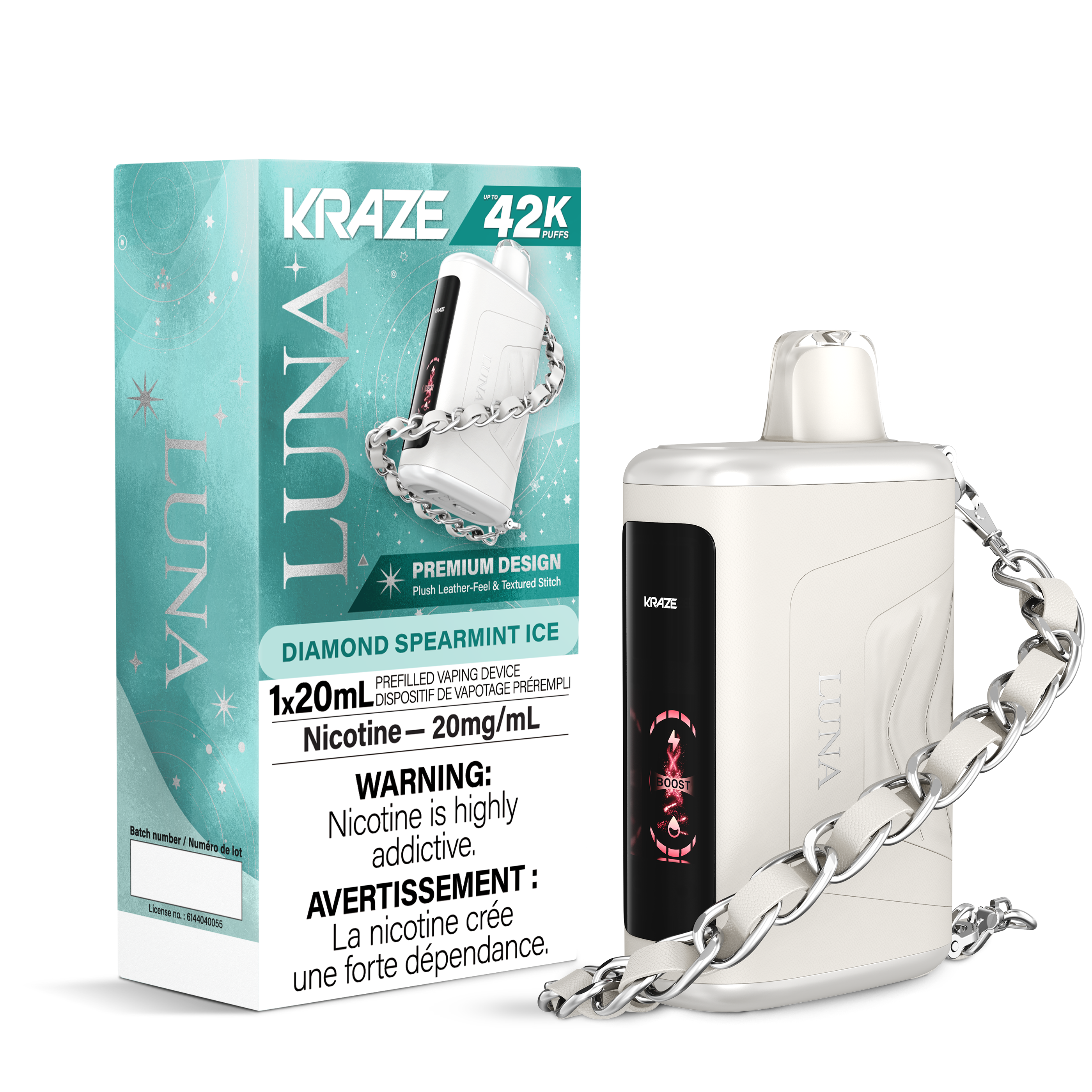 DIAMOND SPEARMINT ICE - KRAZE LUNA