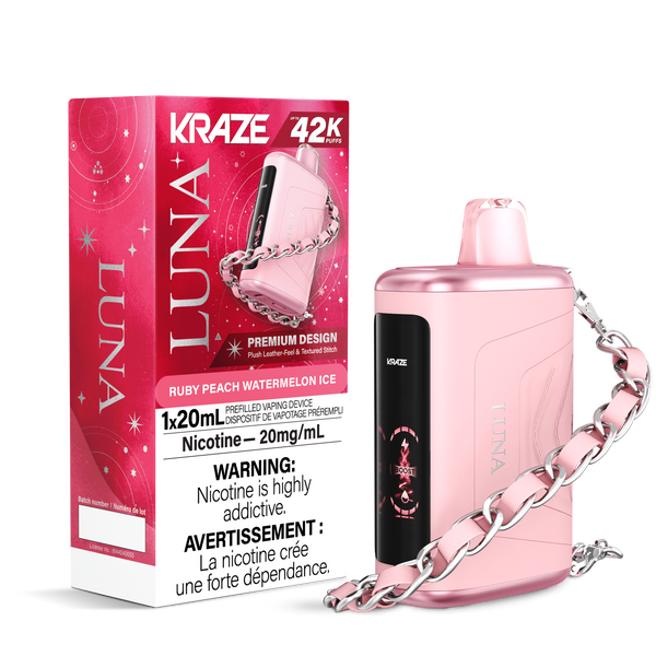 RUBY PEACH WATERMELON ICE - KRAZE LUNA (ONTARIO)