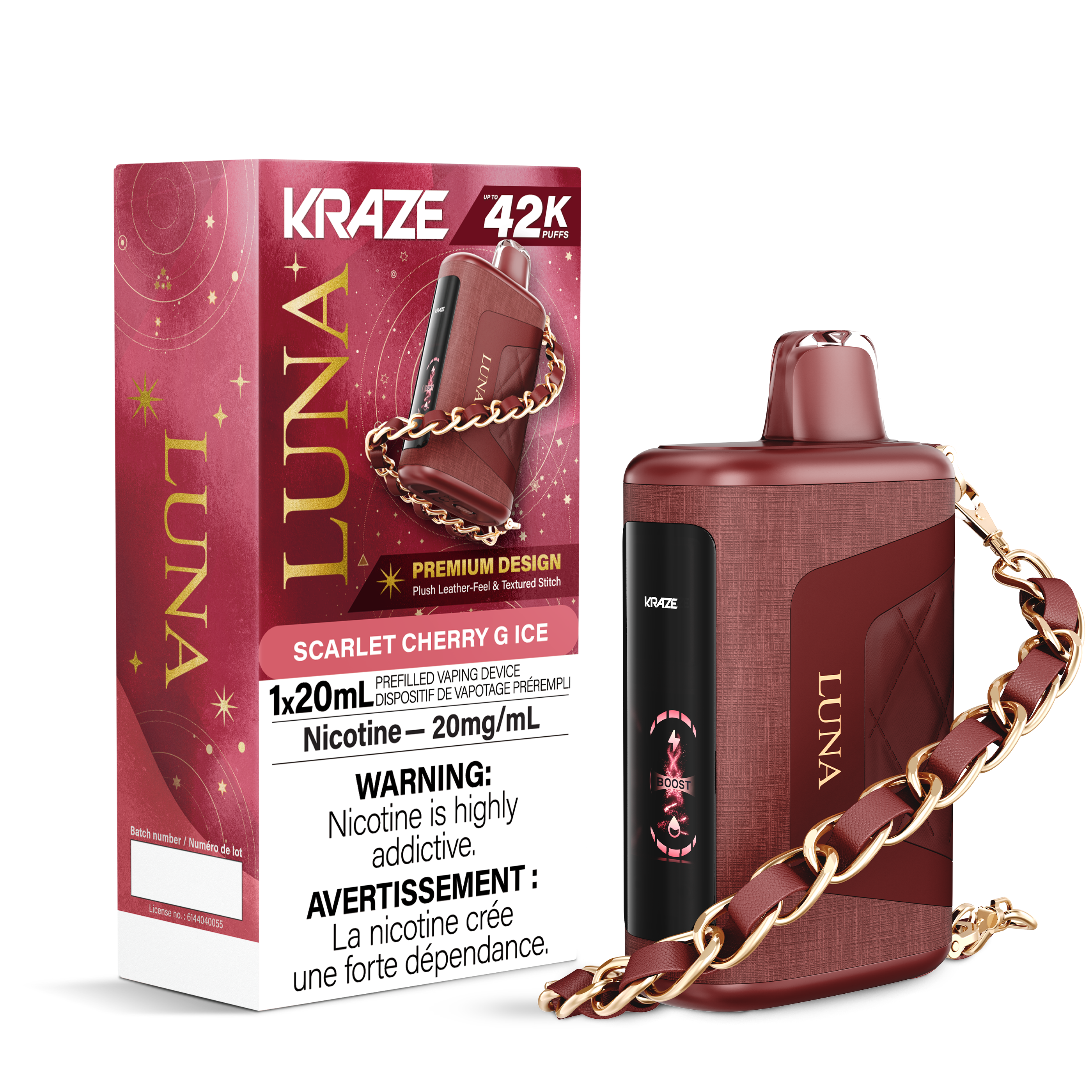 SCARLET CHERRY G ICE - KRAZE LUNA