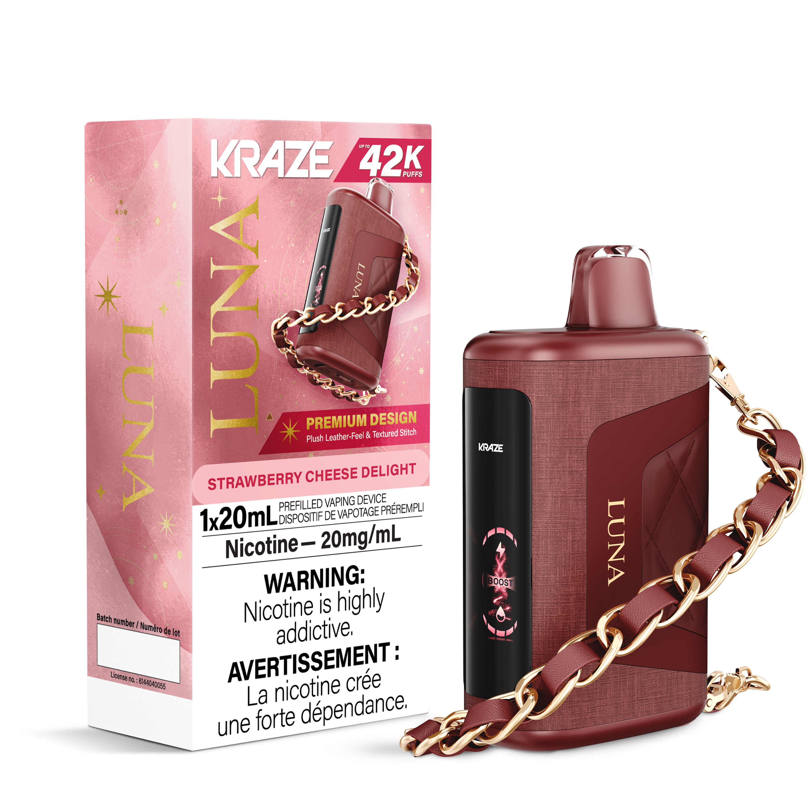 STRAWBERRY CHEESE DELIGHT - KRAZE LUNA