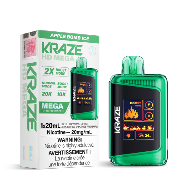 APPLE BOMB ICE - KRAZE HD MEGA (ONTARIO)