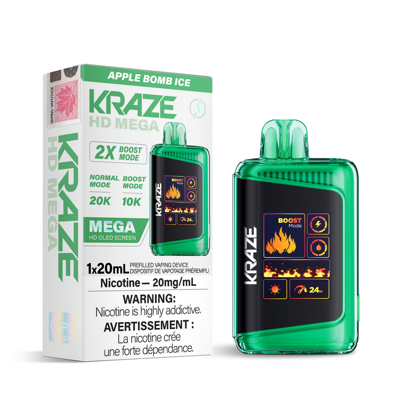 APPLE BOMB ICE - KRAZE HD MEGA (ONTARIO)