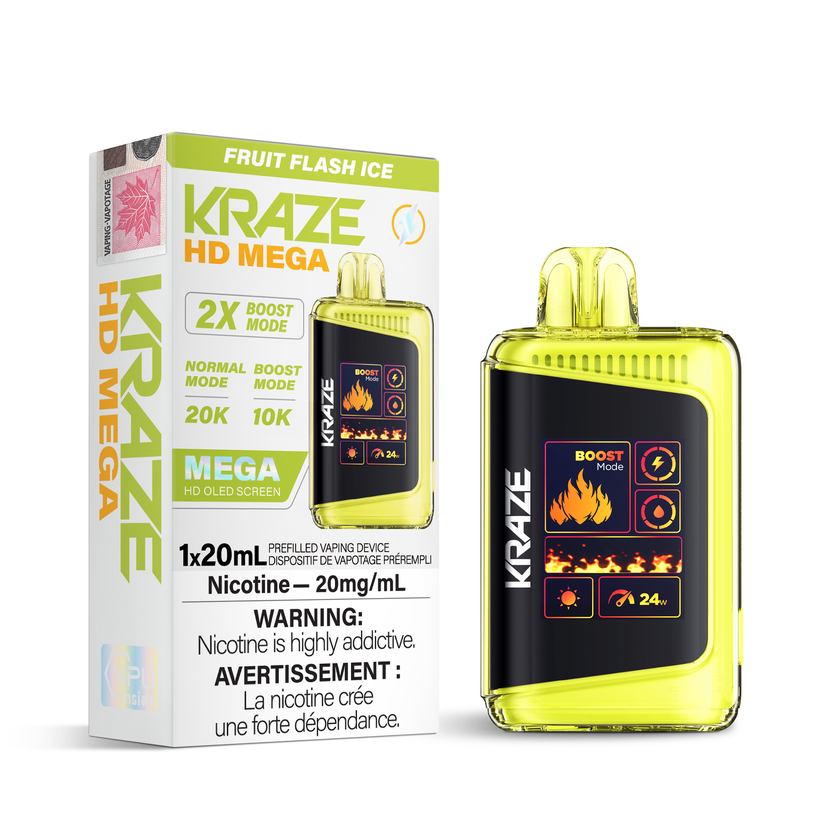 FRUIT FLASH ICE - KRAZE HD MEGA