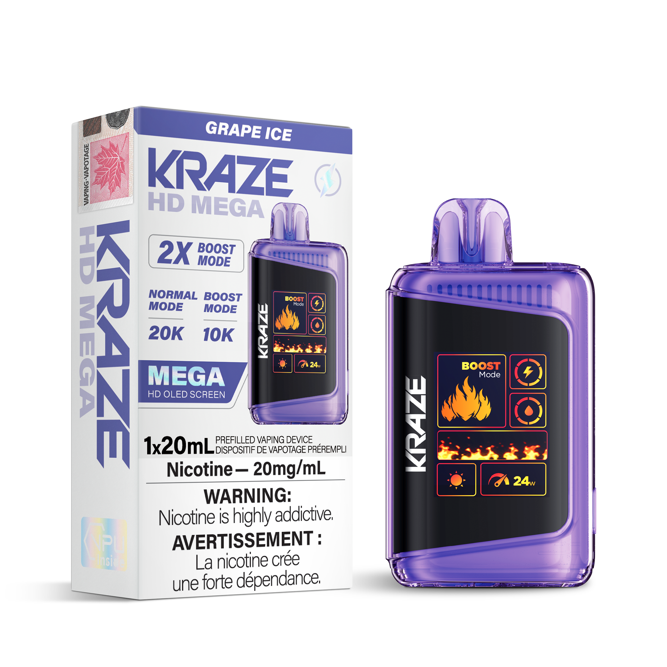 GRAPE ICE - KRAZE HD MEGA