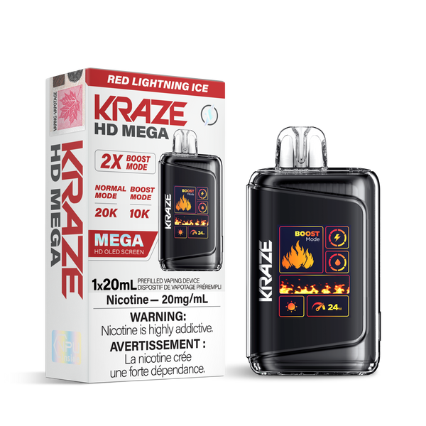 RED LIGHTNING ICE - KRAZE HD MEGA (ONTARIO)