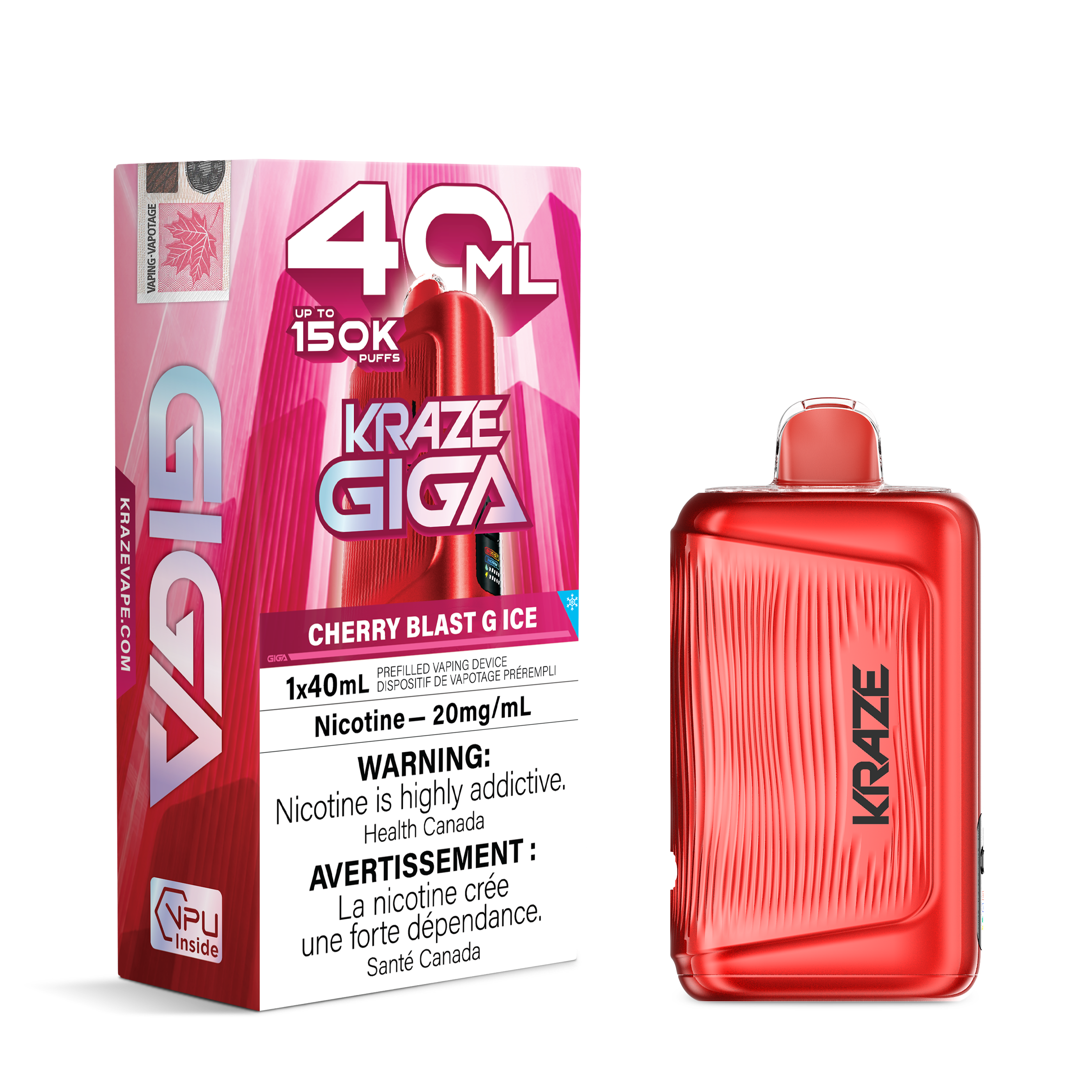 CHERRY BLAST G ICE - KRAZE GIGA (40mL)