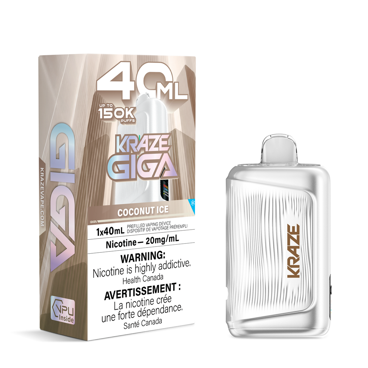 COCONUT ICE - KRAZE GIGA (40mL)