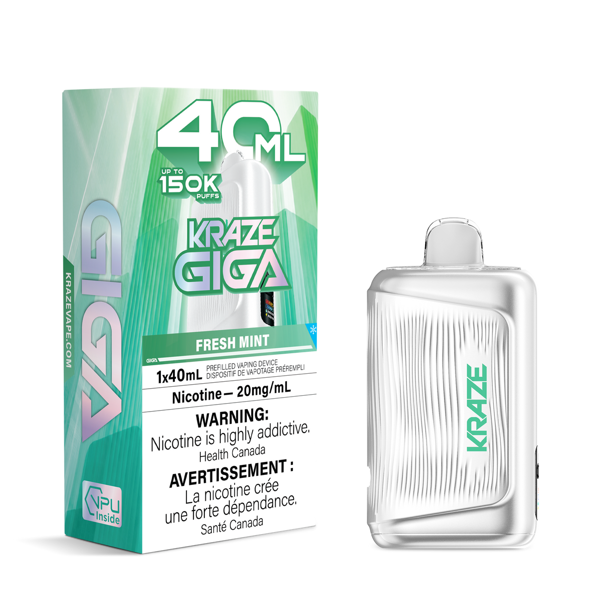 FRESH MINT - KRAZE GIGA (40mL)