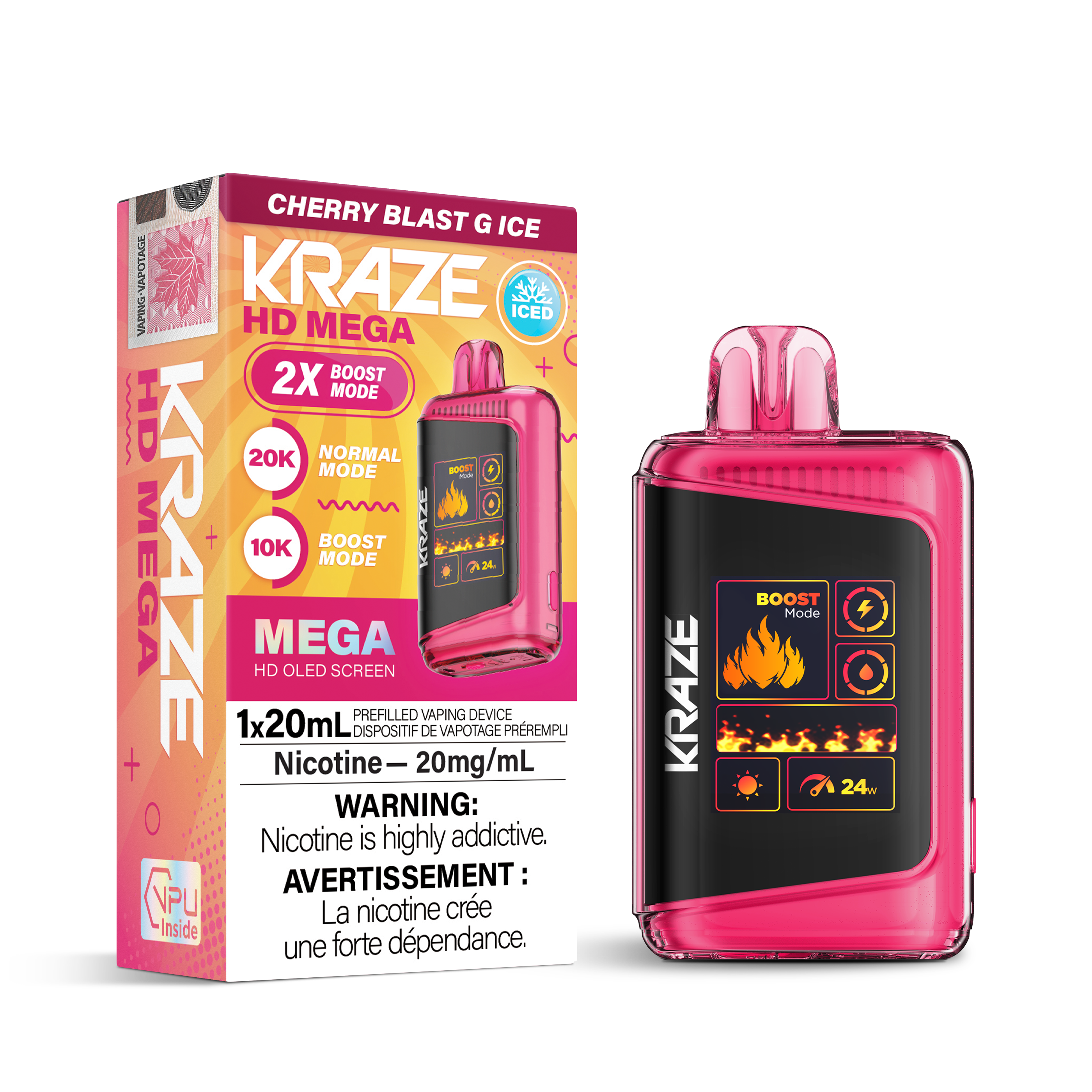 CHERRY BLAST G ICE - KRAZE HD MEGA