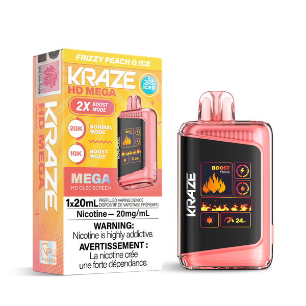 FRIZZY PEACH G ICE - KRAZE HD MEGA (ONTARIO)