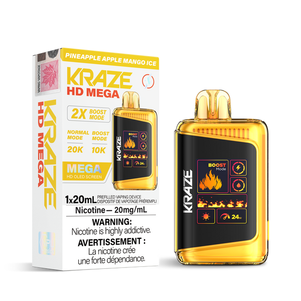 PINEAPPLE APPLE MANGO ICE - KRAZE HD MEGA (ONTARIO)