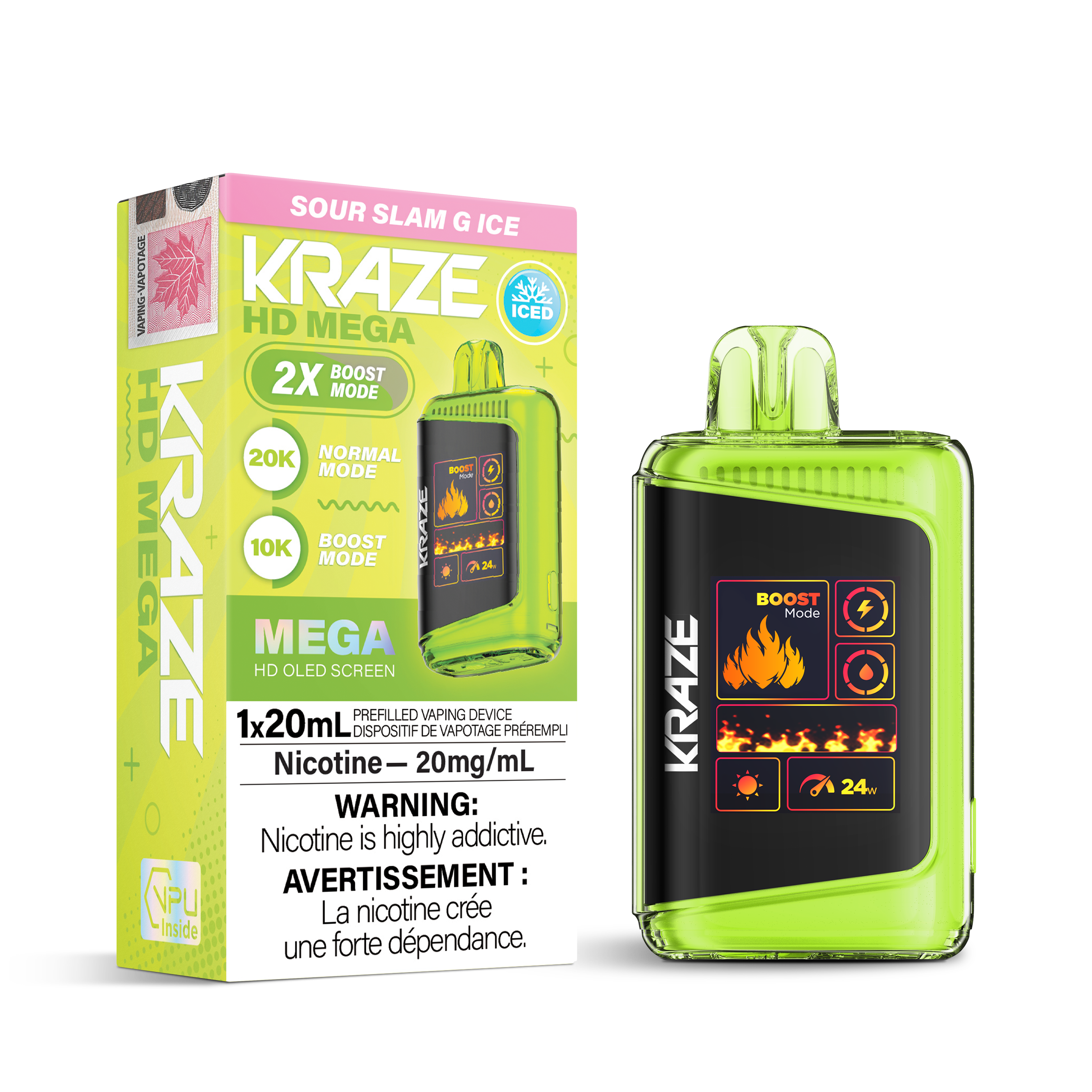 SOUR SLAM G ICE - KRAZE HD MEGA