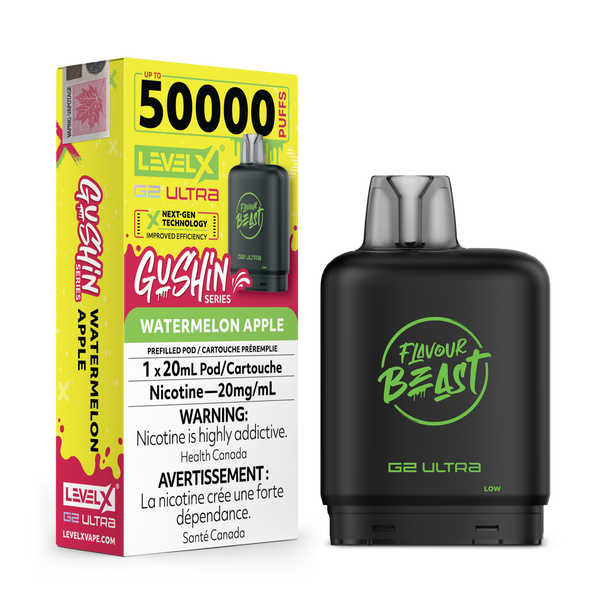 GUSHIN WATERMELON APPLE - FLAVOUR BEAST LEVEL X G2 ULTRA (20mL) (ONTARIO)