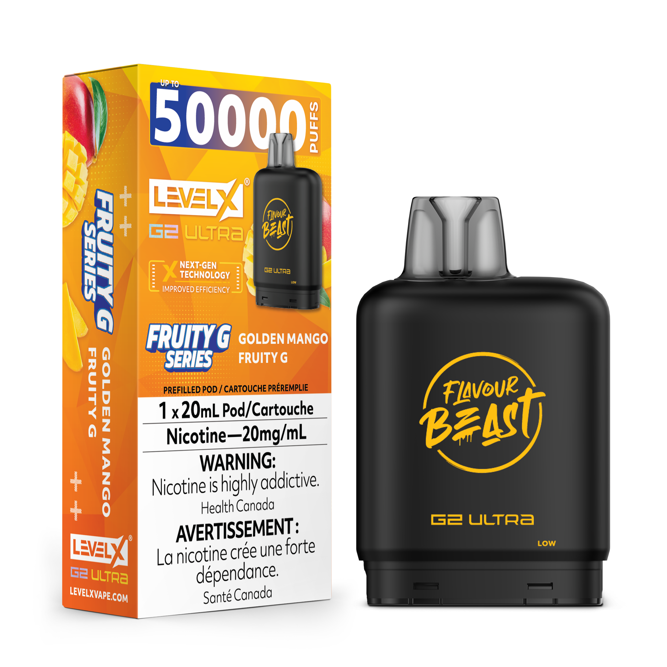 GOLDEN MANGO FRUITY G - FLAVOUR BEAST LEVEL X G2 ULTRA (20mL)