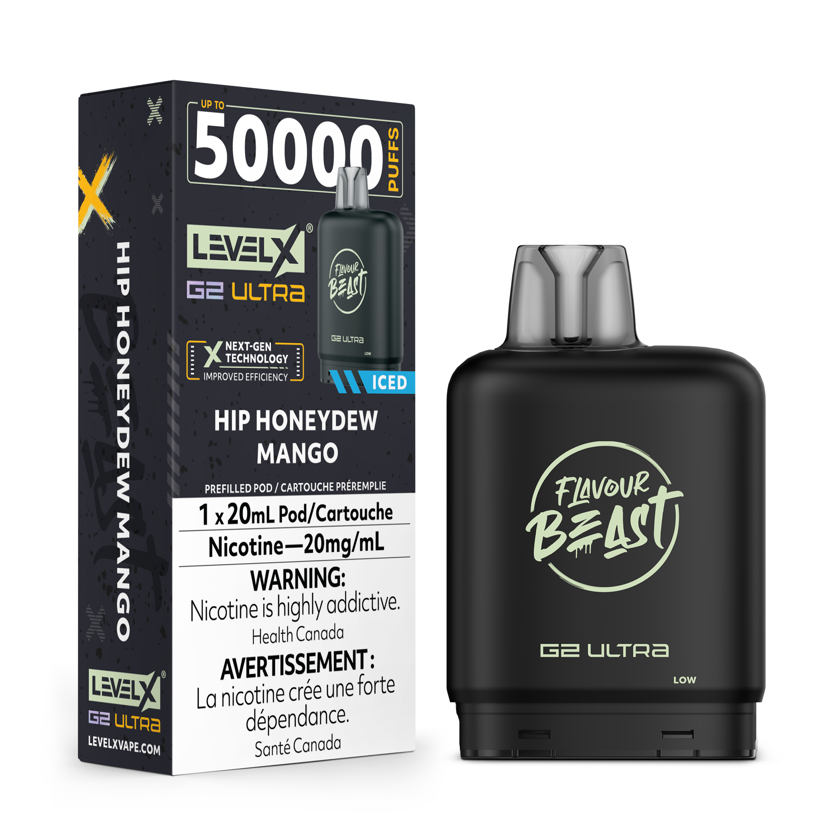 HIP HONEYDEW MANGO ICED - FLAVOUR BEAST LEVEL X G2 ULTRA (20mL)