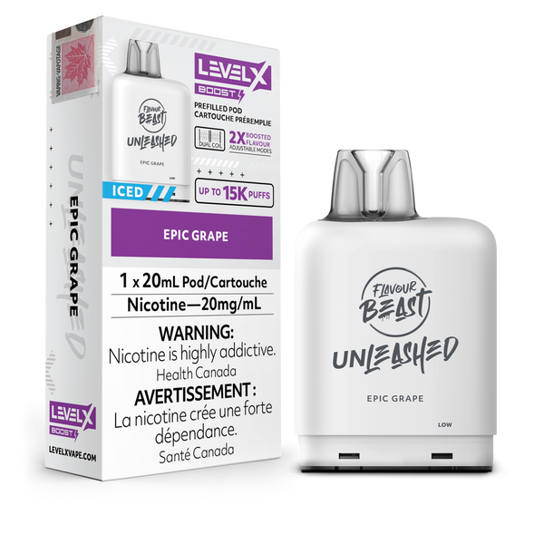 EPIC GRAPE - LEVEL X FB UNLEASHED BOOST (20mL) (ONTARIO)