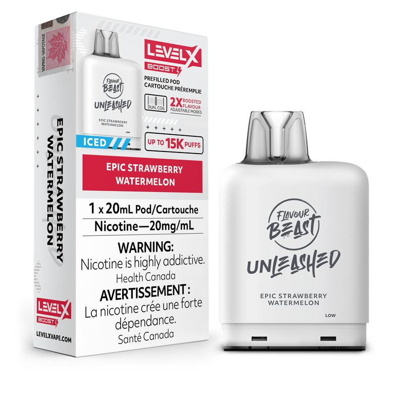 EPIC STRAWBERRY WATERMELON - LEVEL X FB UNLEASHED BOOST (20mL) (ONTARIO)