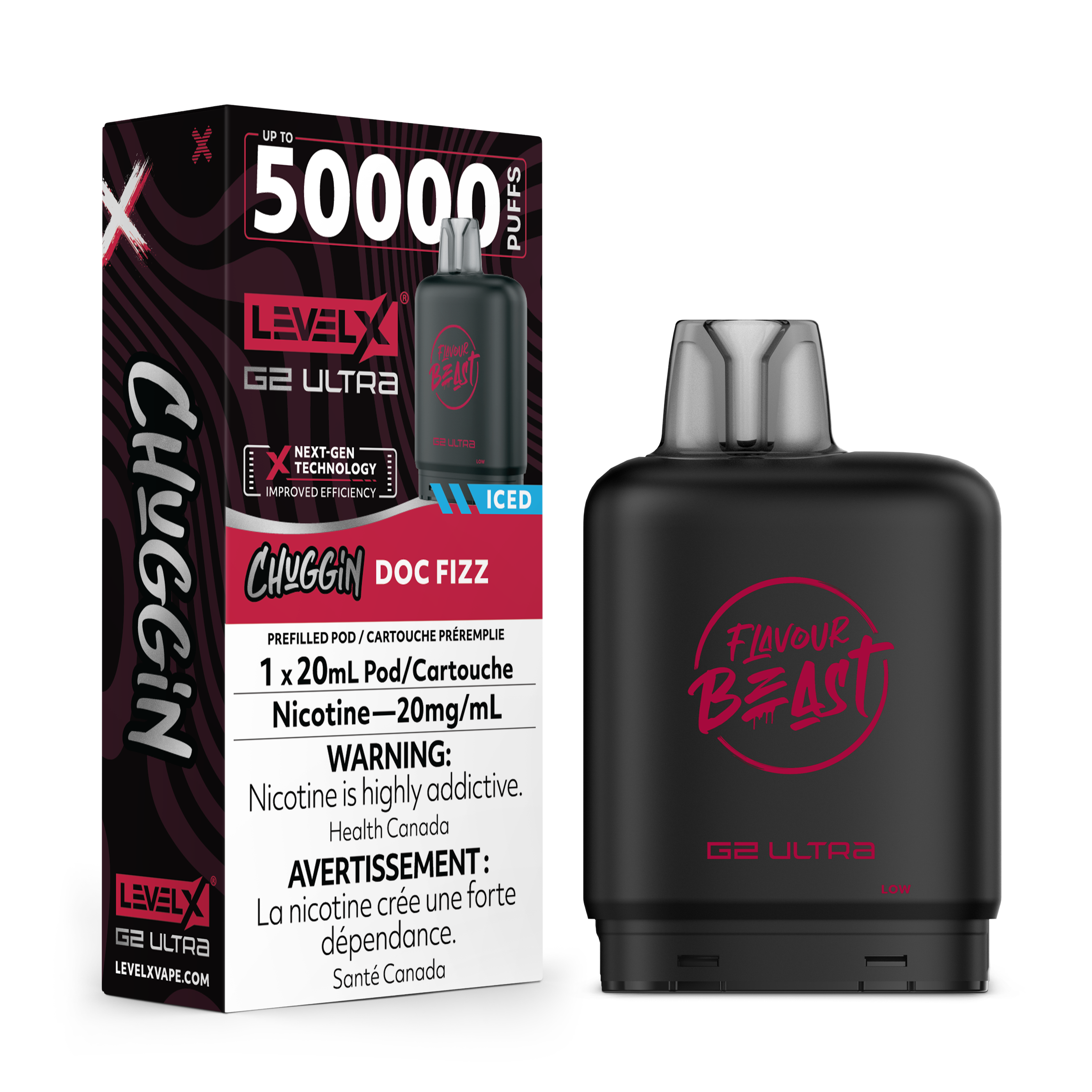DOC FIZZ - FLAVOUR BEAST LEVEL X G2 ULTRA (20mL) (ONTARIO)