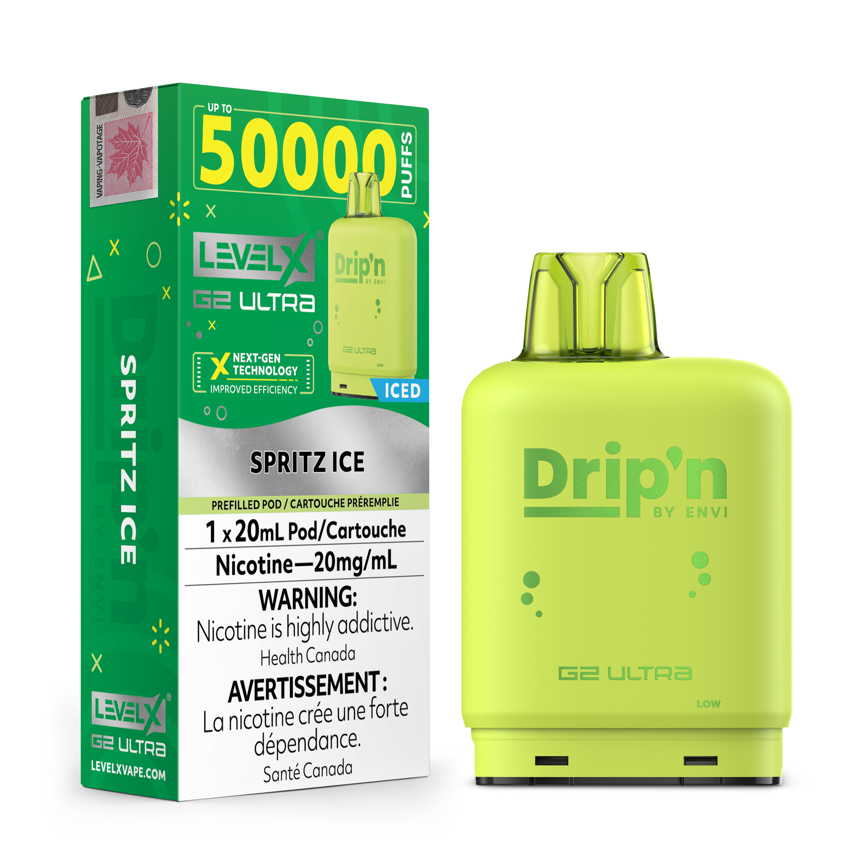 SPRITZ ICE - FLAVOUR BEAST LEVEL X G2 DRIP'N ULTRA (20mL) (ONTARIO)