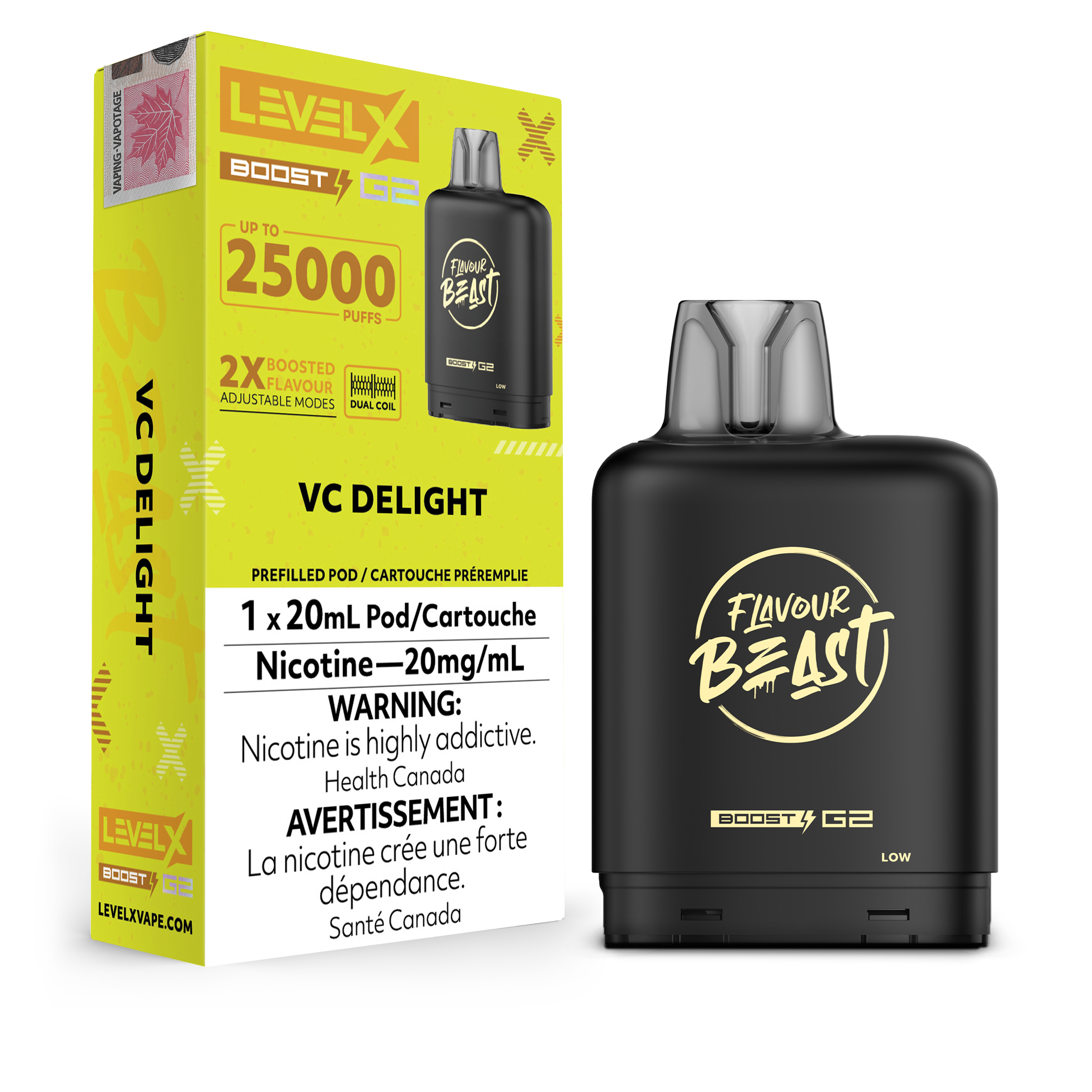 VC DELIGHT - LEVEL X FB BOOST (20mL) (ONTARIO)