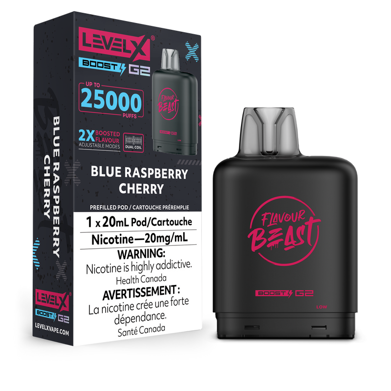 BLUE RASPBERRY CHERRY - LEVEL X FB BOOST (20mL) (ONTARIO)